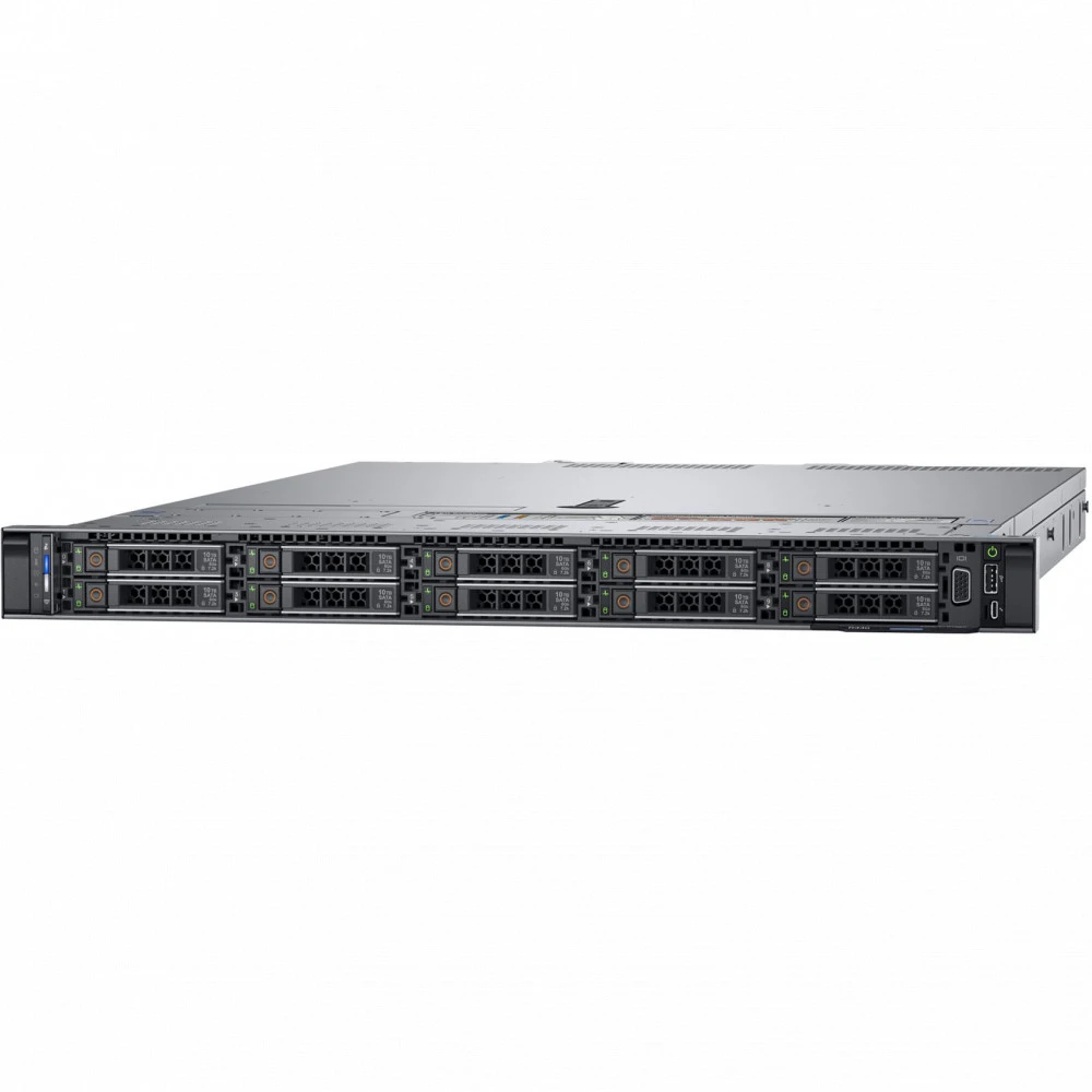 Сервер Dell PowerEdge R440 210-ALZE-A20 1U Rack, Xeon Silver 4215R, 3200 МГц, 8, 11, 1 x 16 ГБ, SFF 2.5", 1x 1.2 ТБ