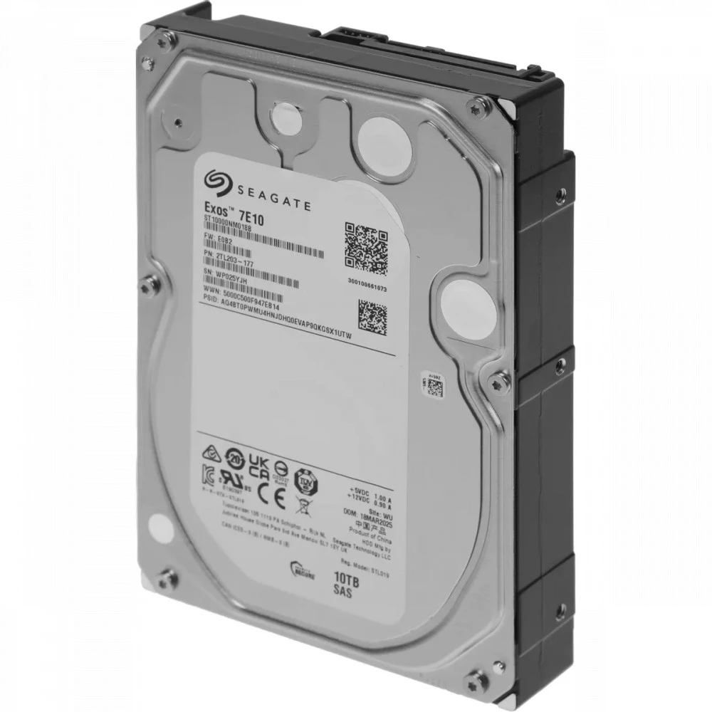 Серверный жесткий диск Seagate Exos 7E10 HDD ST10000NM018B HDD, 3,5 LFF, 10 ТБ, SAS