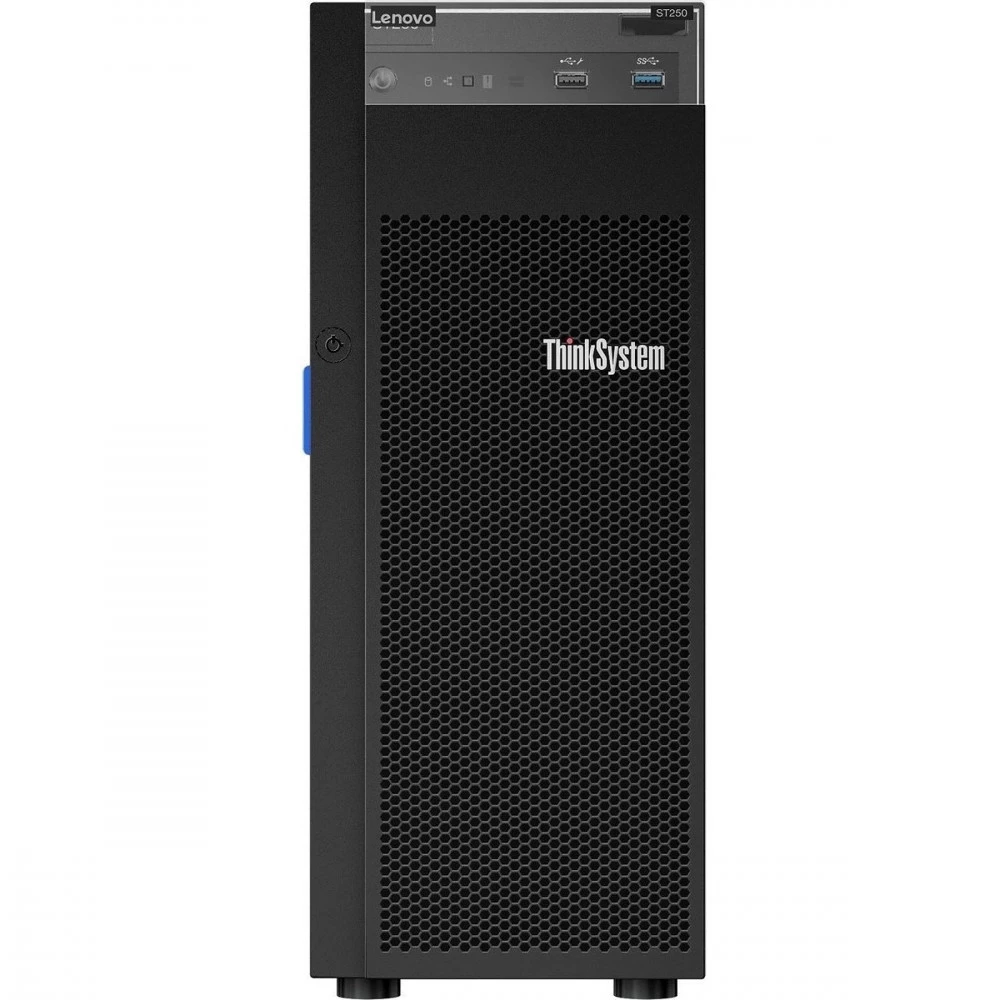 Сервер Lenovo ThinkSystem ST250 7Y46S0TC00 Tower, Core i3-9100, 3600 МГц, 4, 6, 2 x 8 ГБ, SFF 2.5", 2x 240 ГБ