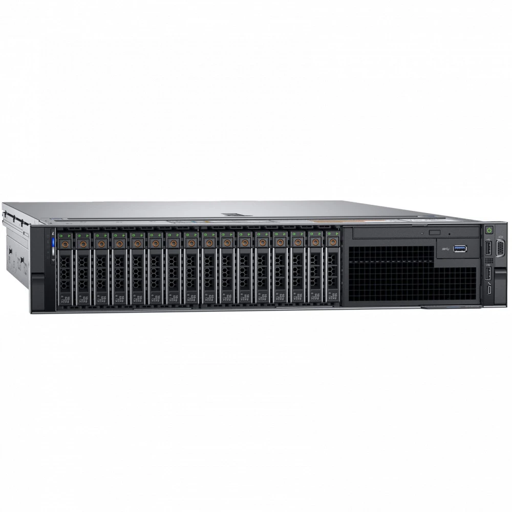 Сервер Dell PowerEdge R740 PER740RU3-54 2U Rack, Xeon Gold 5217, 3000 МГц, 8, 11, 2 x 64 ГБ, SFF 2.5", 2x 1.92 ТБ