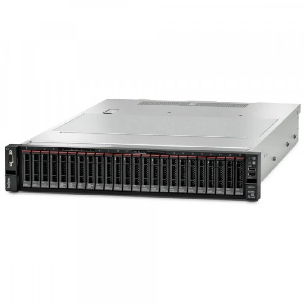 Сервер Lenovo ThinkSystem SR650 7X06HGG400/L 2U Rack, Xeon Gold 5220R, 2200 МГц, 24, 35.75, 10 x 64 ГБ, SFF 2.5", 2x 480 ГБ