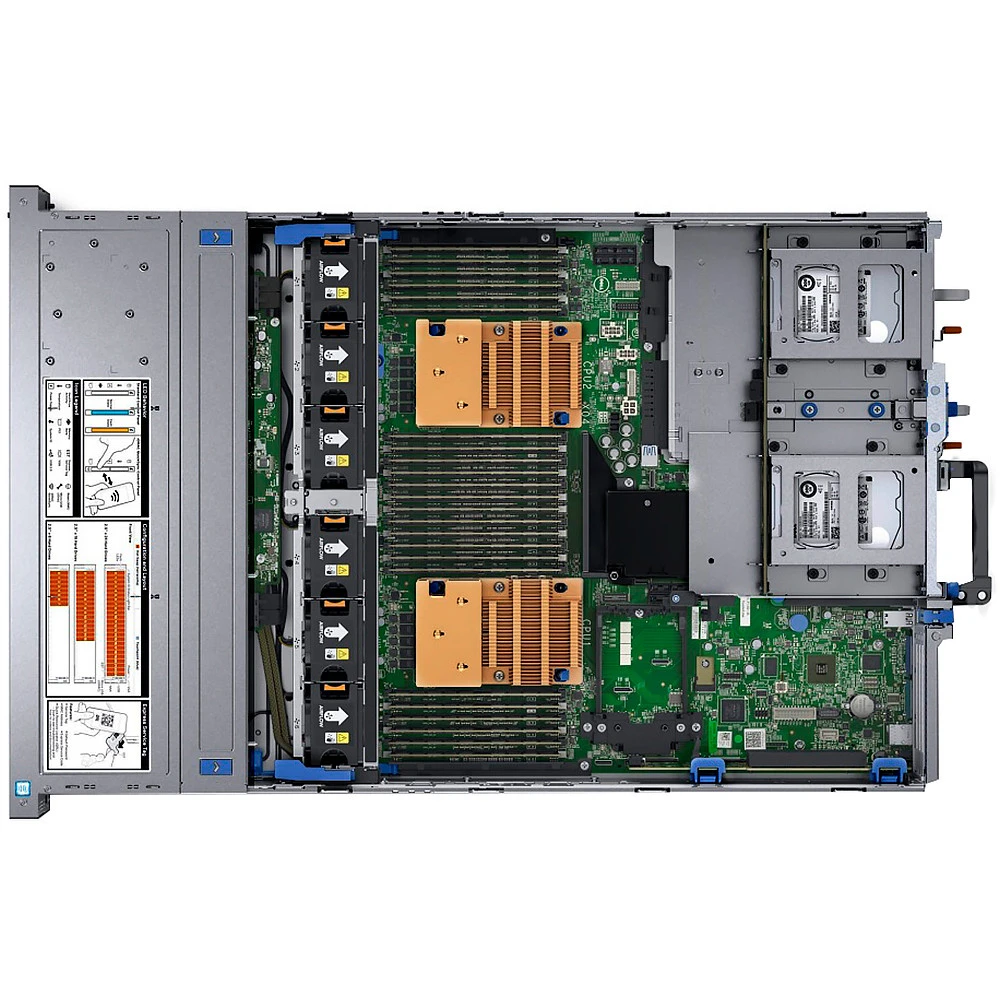 Сервер Dell PE R740 210-AKXJ-T4-2 2U Rack, Xeon Silver 4216, 2100 МГц, 16, 22, 1 x 32 ГБ, SFF 2.5", 2x 480 ГБ