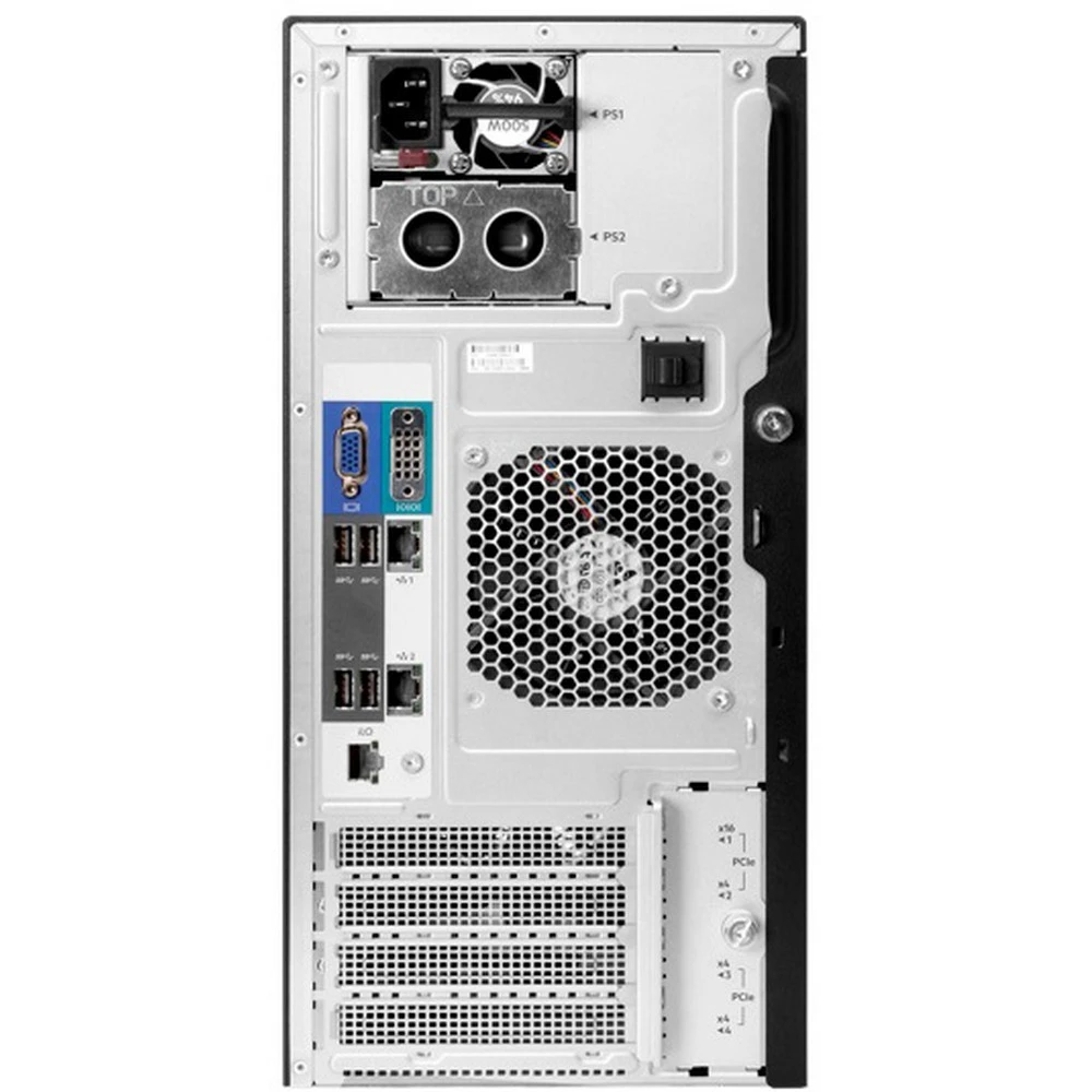 Сервер HPE ProLiant ML30 Gen10 Plus P44722-421 Tower, Xeon E-2314, 2800 МГц, 4, 8, 1 x 16 ГБ, SFF 2.5"
