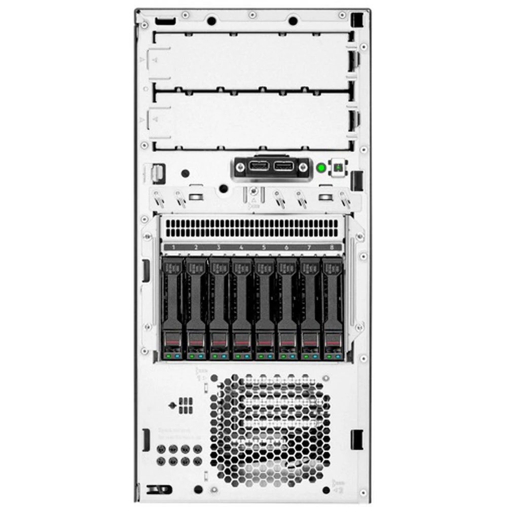 Сервер HPE ProLiant ML30 Gen10 Plus P44722-421 Tower, Xeon E-2314, 2800 МГц, 4, 8, 1 x 16 ГБ, SFF 2.5"