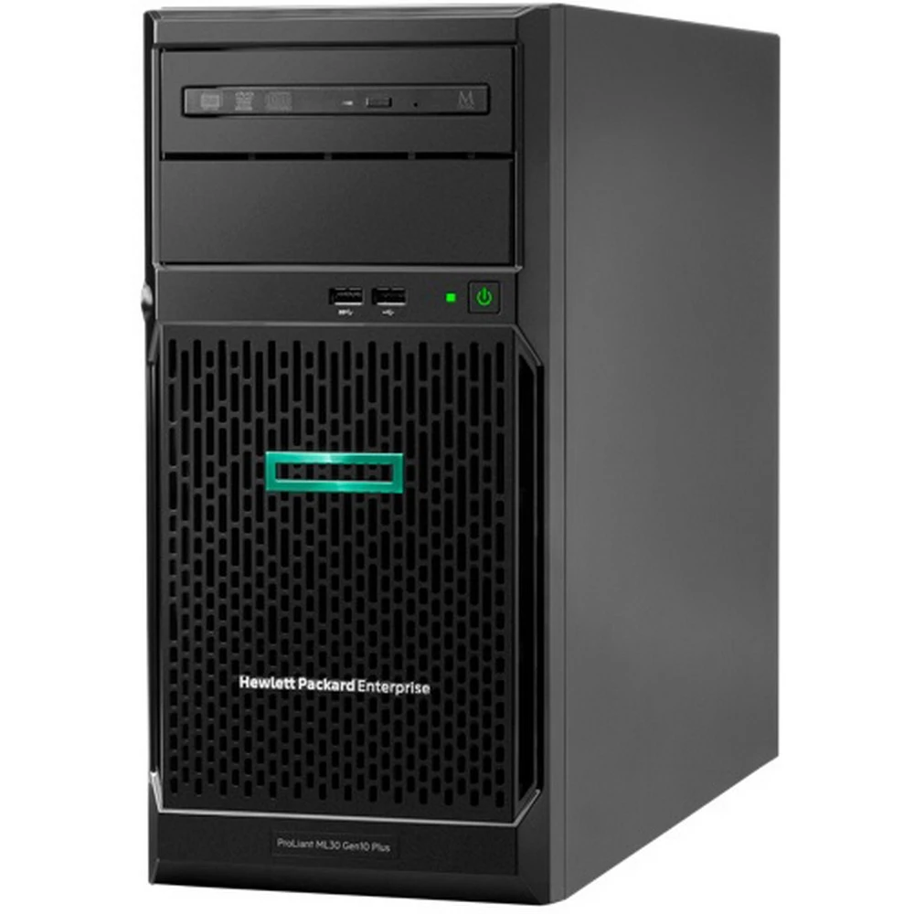 Сервер HPE ProLiant ML30 Gen10 Plus P44722-421 Tower, Xeon E-2314, 2800 МГц, 4, 8, 1 x 16 ГБ, SFF 2.5"