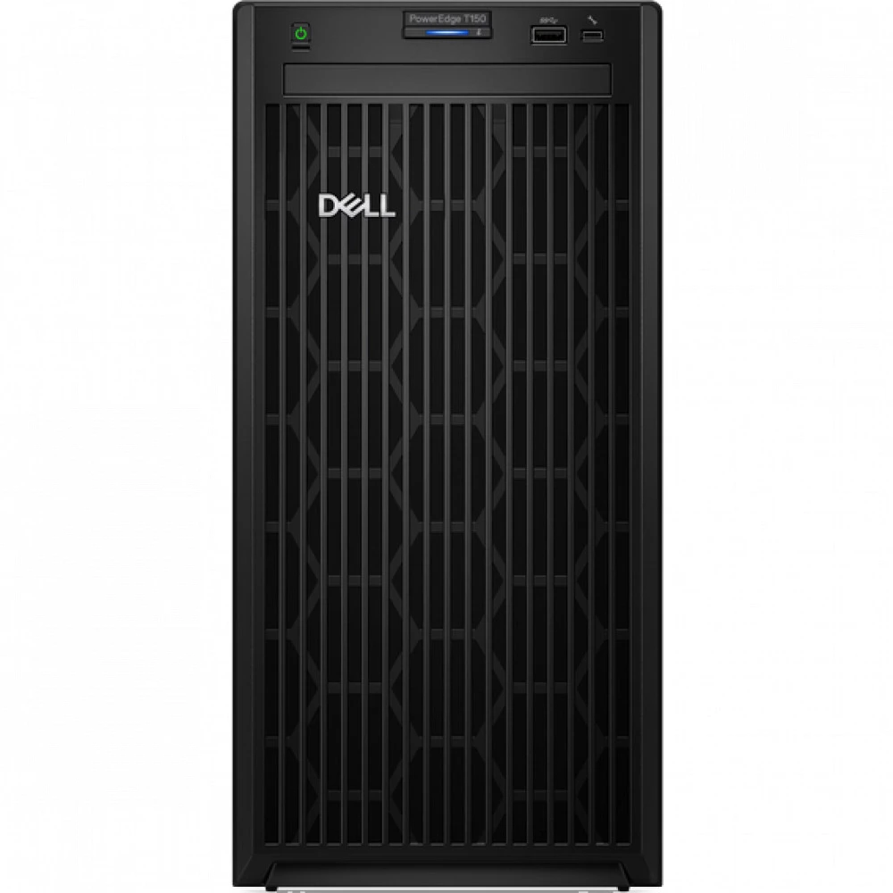 Сервер Dell PowerEdge T150 Server 210-BBSX. Tower, Xeon E-2324G, 3100 МГц, 4, 8, 1 x 16 ГБ, LFF 3.5", 1x 480 ГБ
