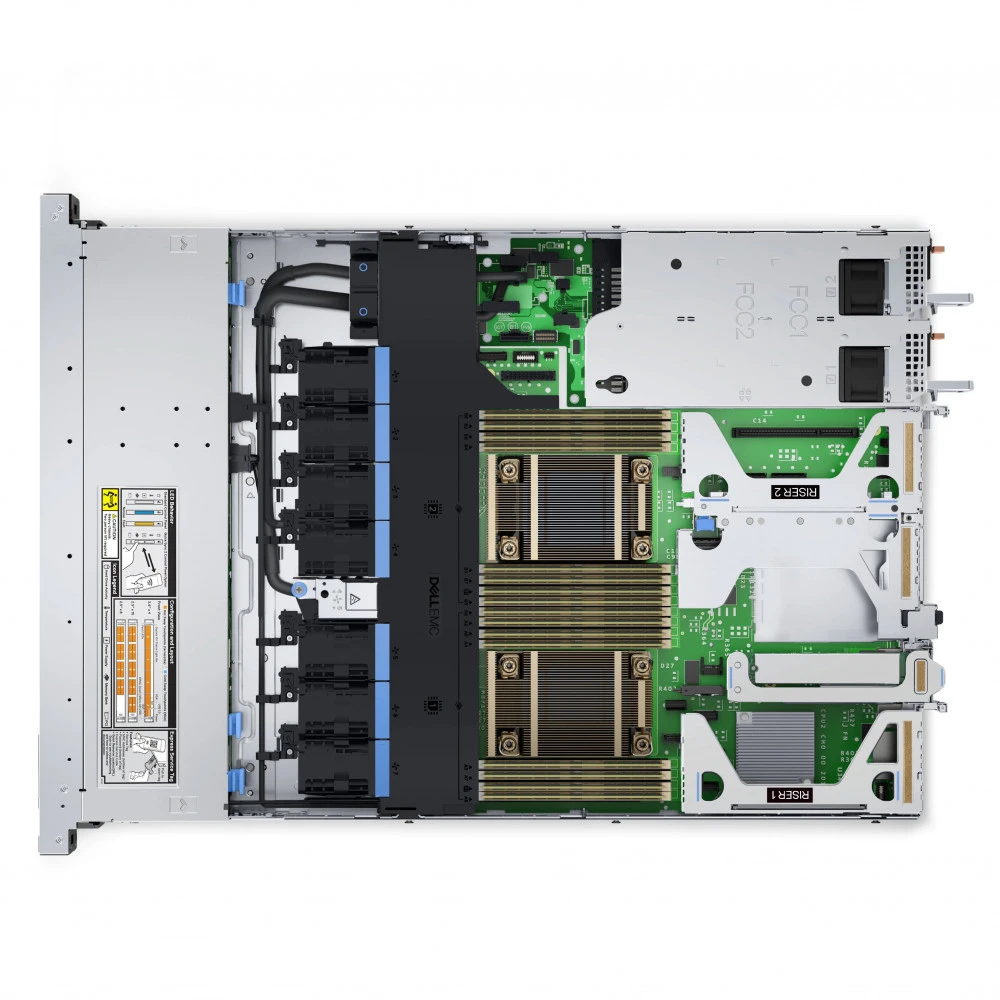 Сервер Dell R650xs 210-AZKL-15-1 1U Rack, Xeon Gold 6326, 2900 МГц, 16, 24, 1 x 64 ГБ, SFF 2.5", 7x 960 ГБ, 4x 480 ГБ
