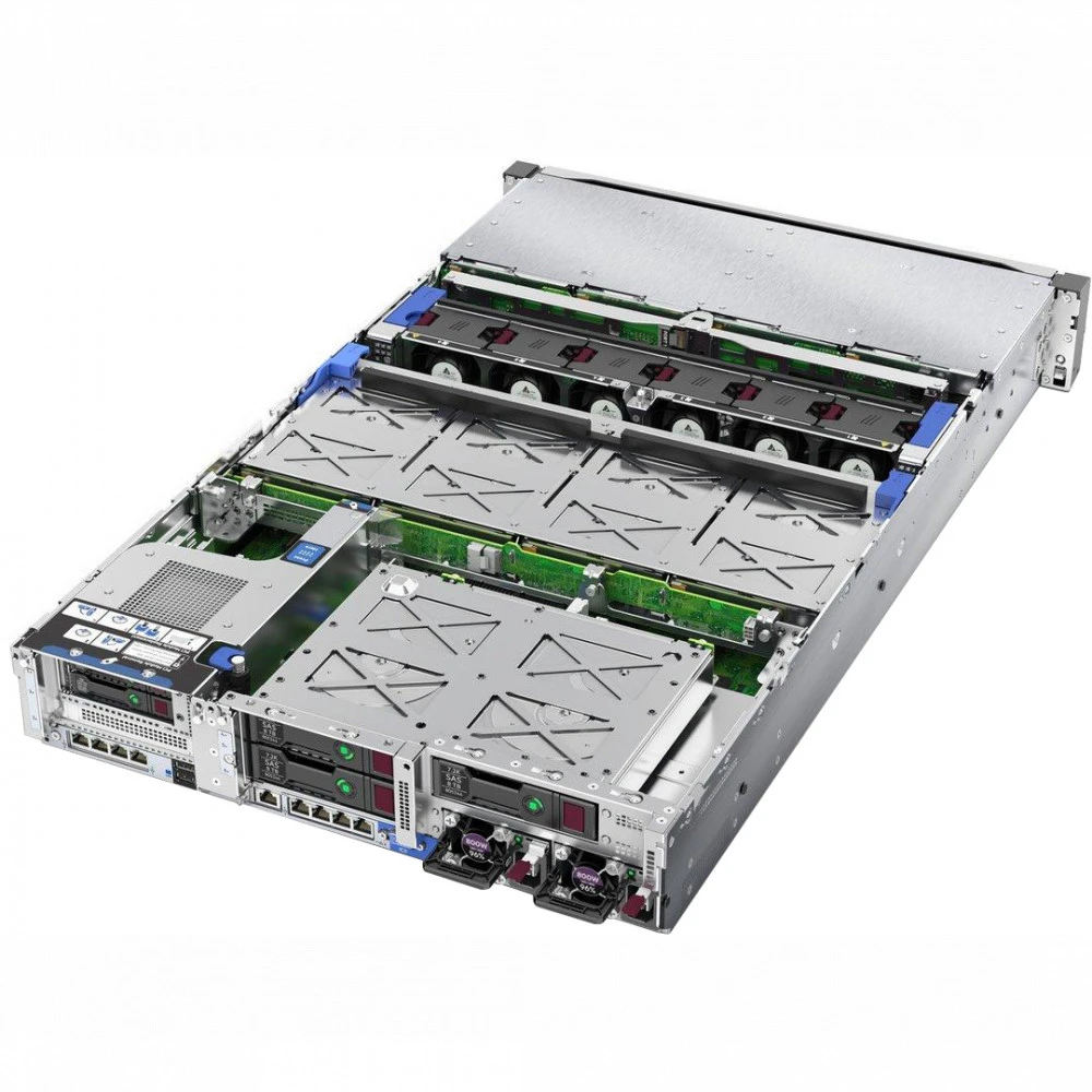 Сервер HPE DL385 G10+ P07594-B21 2U Rack, EPYC 7262, 2800 МГц, 8, 128, 1 x 16 ГБ, LFF 3.5"