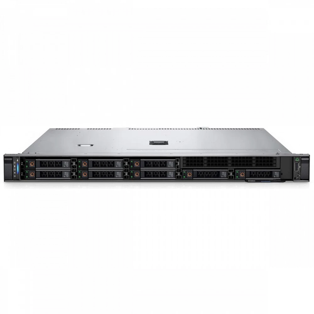 Сервер Dell PowerEdge R350 210-BBRU_ 1U Rack, Xeon E-2324G, 3100 МГц, 4, 8, 1 x 16 ГБ, SFF 2.5", 1x 1.2 ТБ, 1x 480 ГБ