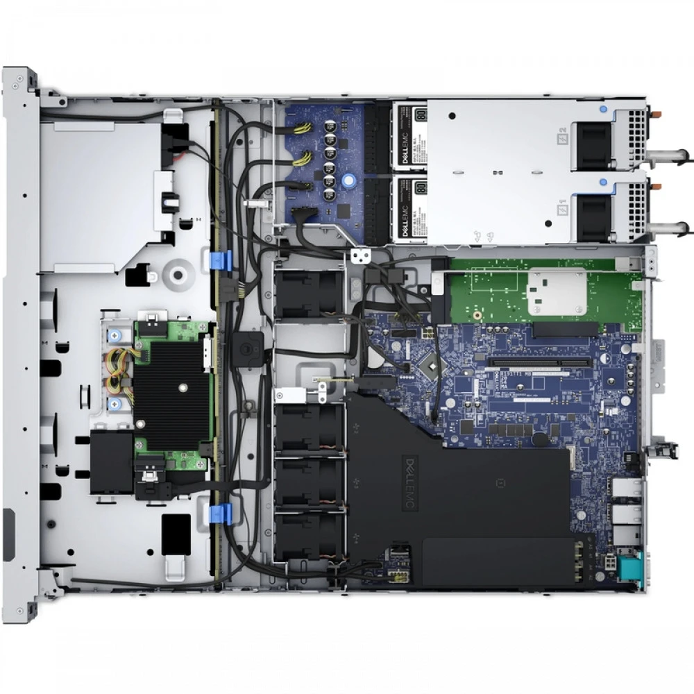 Сервер Dell PowerEdge R350 210-BBRU_ 1U Rack, Xeon E-2324G, 3100 МГц, 4, 8, 1 x 16 ГБ, SFF 2.5", 1x 1.2 ТБ, 1x 480 ГБ