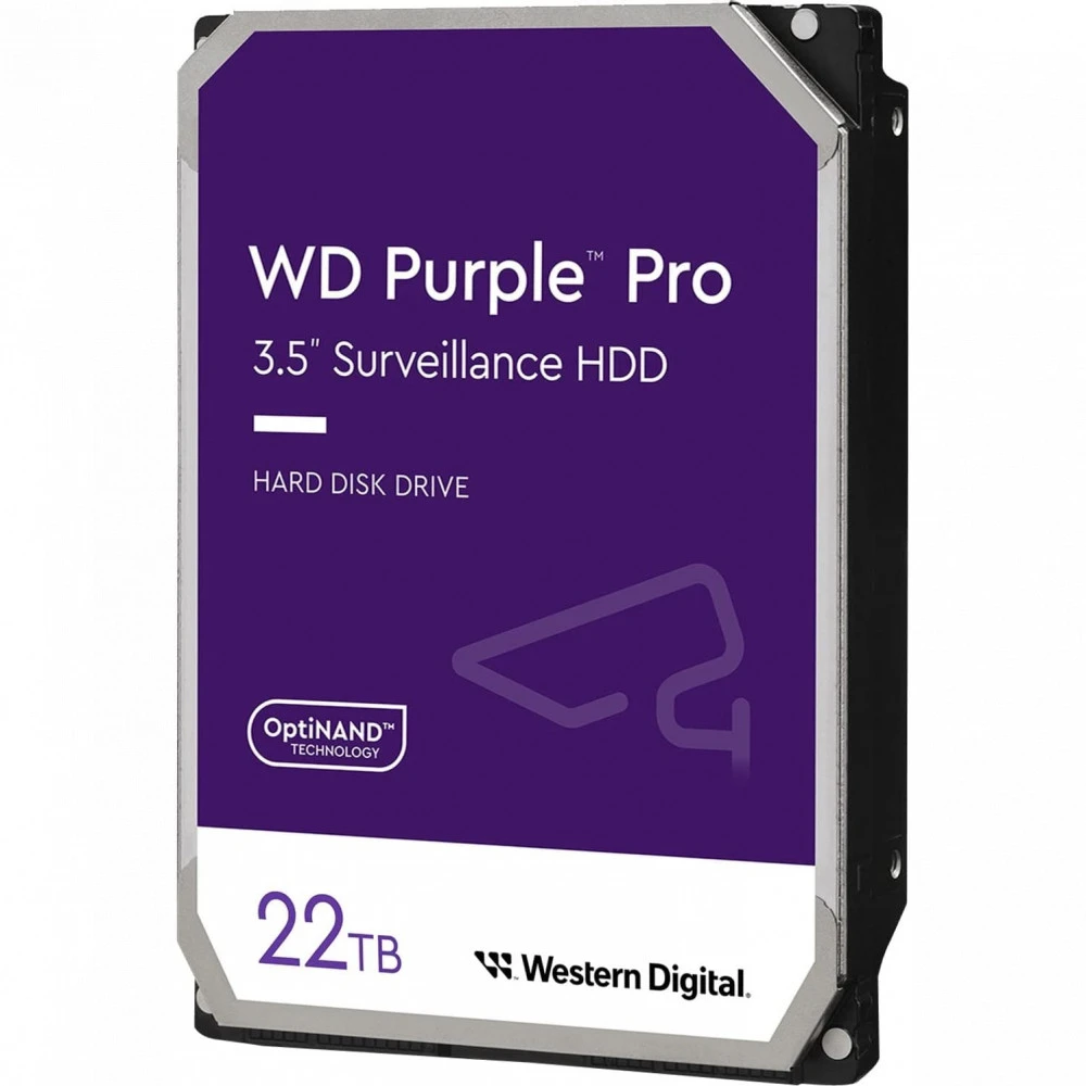 Серверный жесткий диск Western Digital Purple WD221PURP HDD, 3,5 LFF, 22 ТБ, SATA