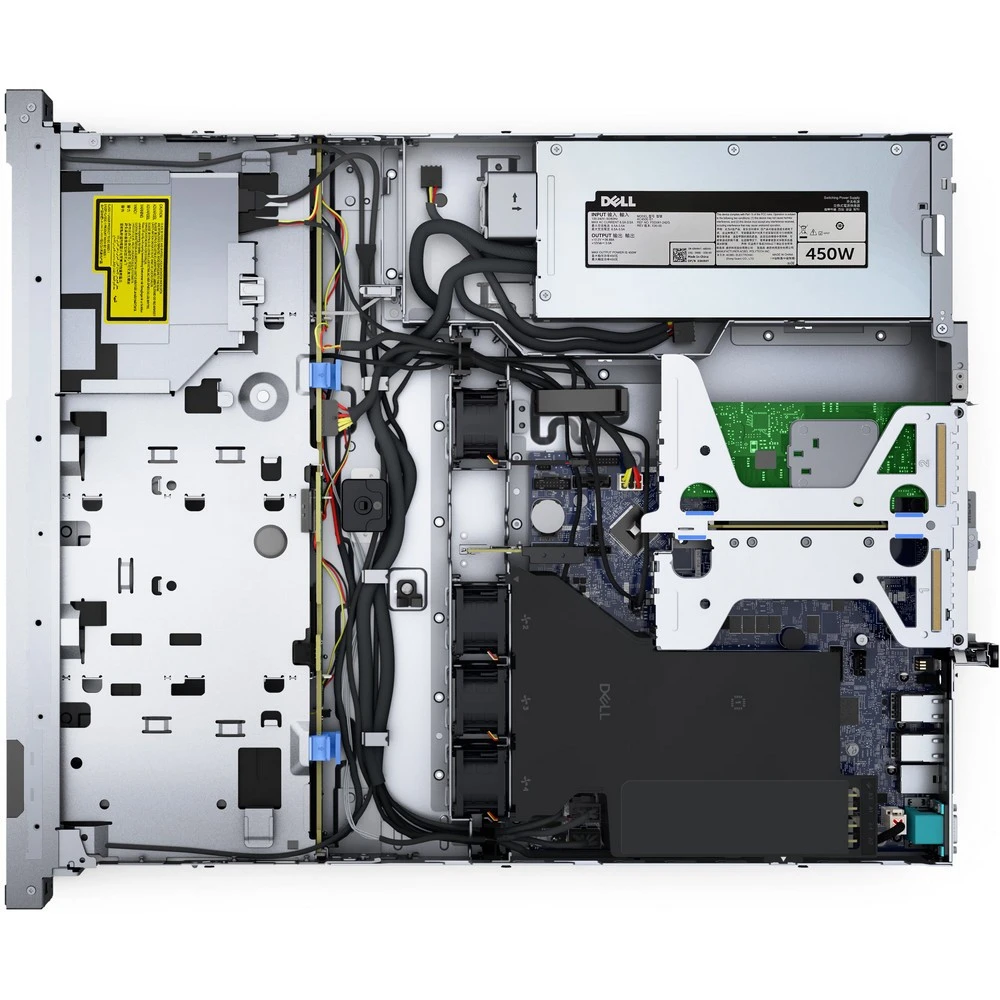 Сервер Dell PowerEdge R250 210-BBOP_2 1U Rack, Xeon E-2324G, 3100 МГц, 4, 8, 1 x 16 ГБ, LFF 3.5"
