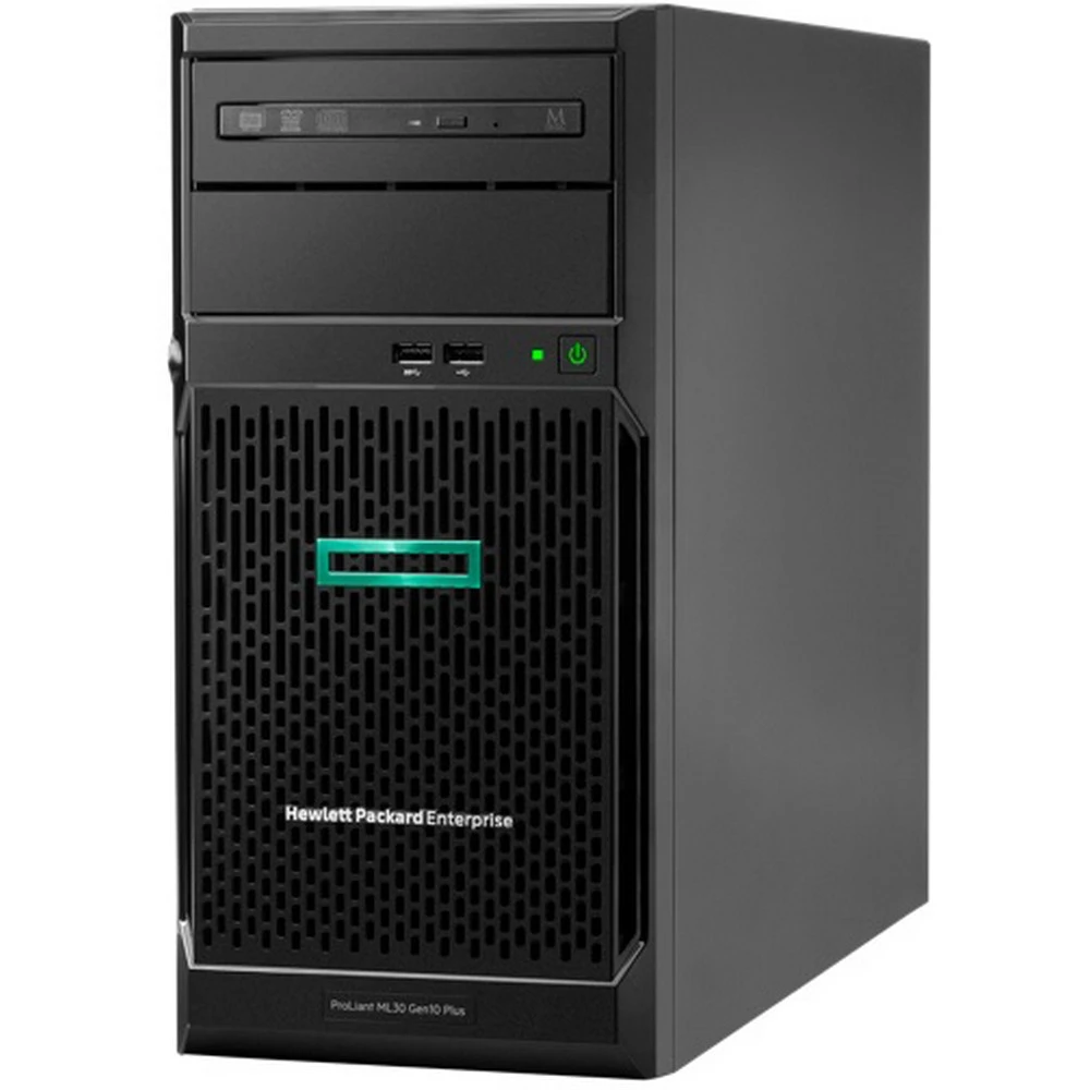 Сервер HPE ProLiant ML30 Gen10 Plus P66396-421 Tower, Xeon E-2314, 2800 МГц, 4, 8, 1 x 16 ГБ, SFF 2.5"