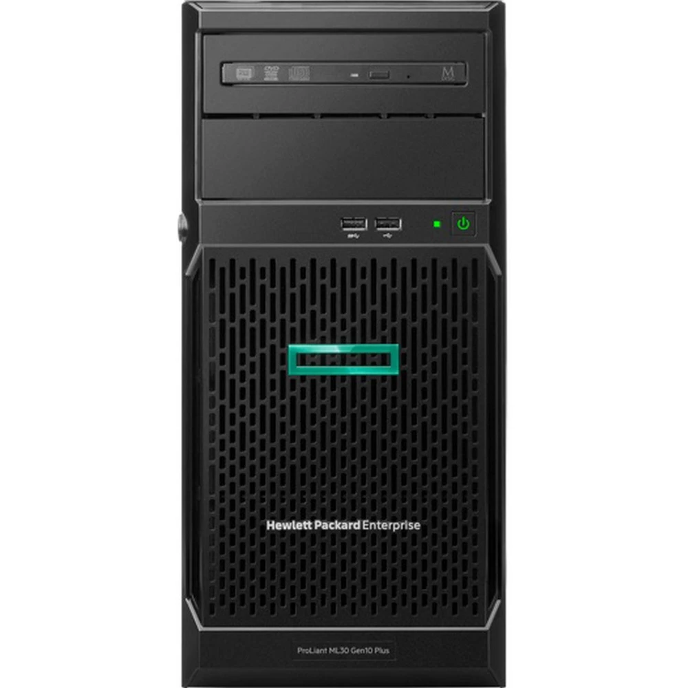 Сервер HPE ProLiant ML30 Gen10 Plus P66396-421 Tower, Xeon E-2314, 2800 МГц, 4, 8, 1 x 16 ГБ, SFF 2.5"