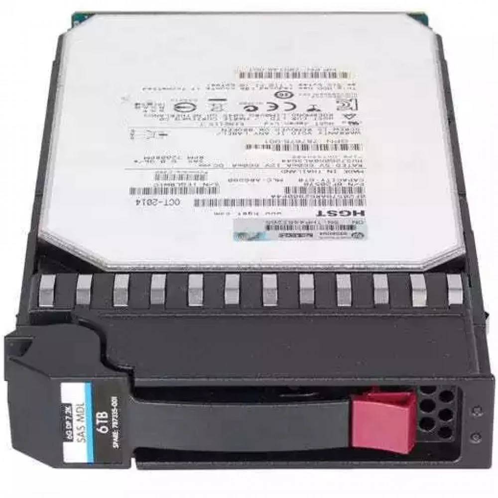 Опция для системы хранения данных СХД HPE 6TB 7.2K 6G SAS 3.5' J9F36A Диск для СХД