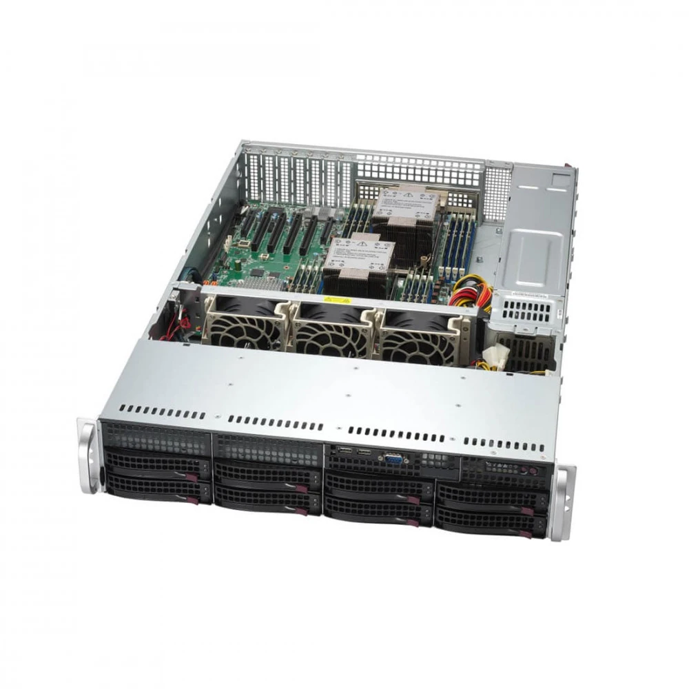 Сервер Supermicro SYS-621P-TRT SYS-621P-TRT. 2U Rack, Xeon Silver 4514Y, 2000 МГц, 16, 30, 2 x 32 ГБ, LFF 3.5", 1x 480 ГБ