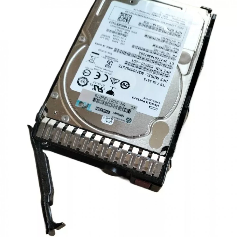 Серверный жесткий диск HPE 1TB SATA 6G 7.2K SFF 655710-B21 HDD, 2,5 SFF, 1 ТБ, SATA