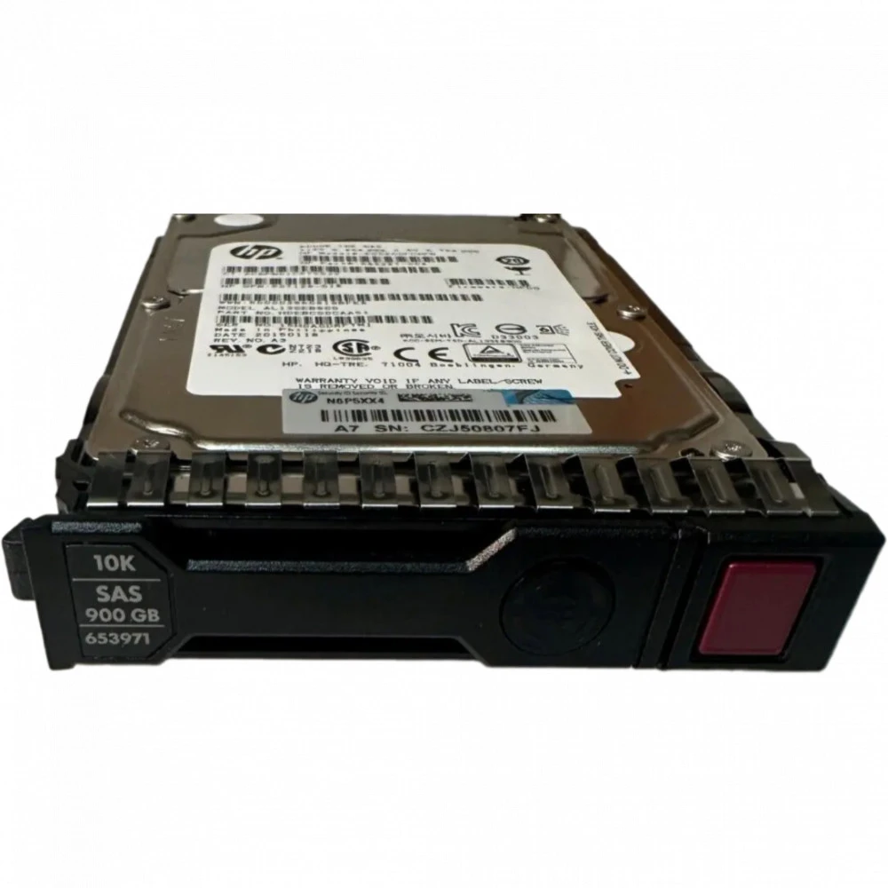 Серверный жесткий диск HPE 900GB 6G SAS 10K rpm SFF (2.5-inch) SC Enterprise 652589-B21 HDD, 2,5 SFF, 900 ГБ, SAS