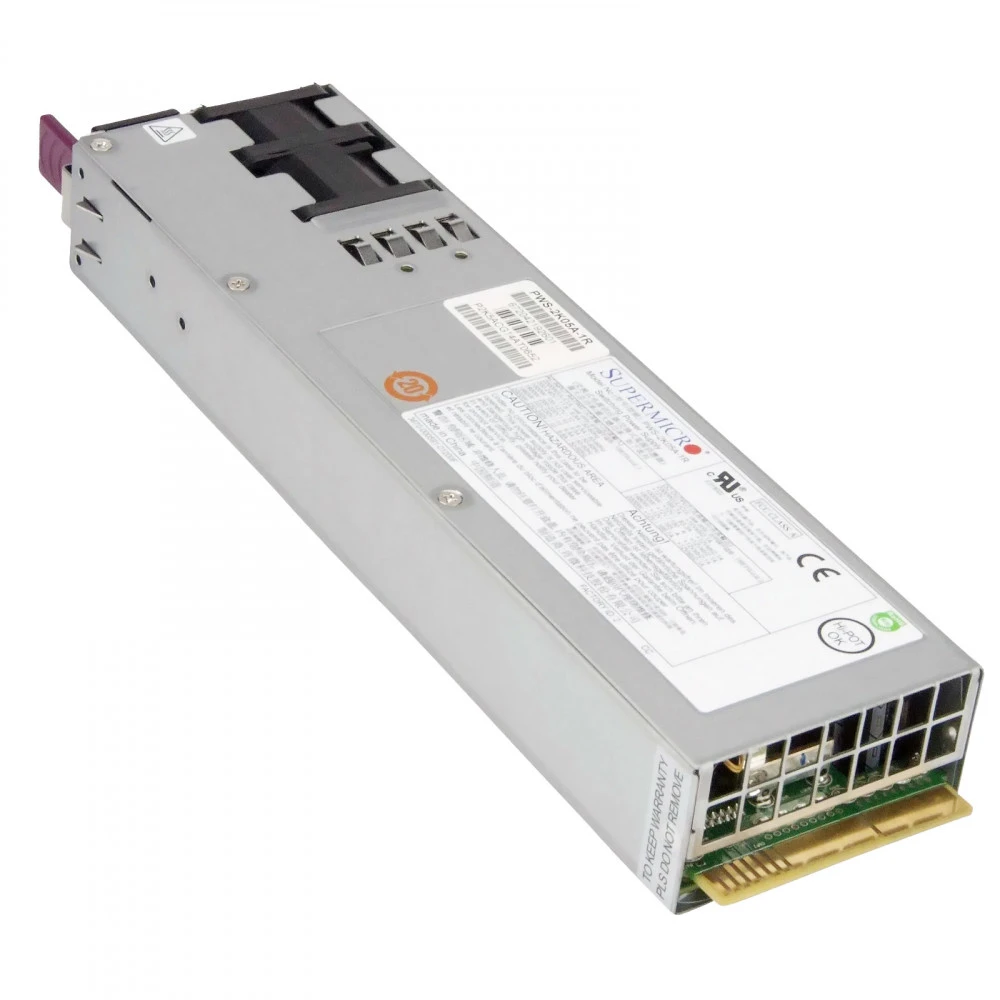 Серверный блок питания Supermicro PWS-2K05A-1R-Pulled 1U, 2000 Вт