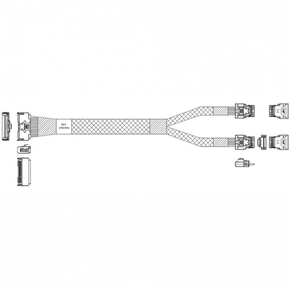 Аксессуар для сервера Luxshare Cable L285MM011-SD-R