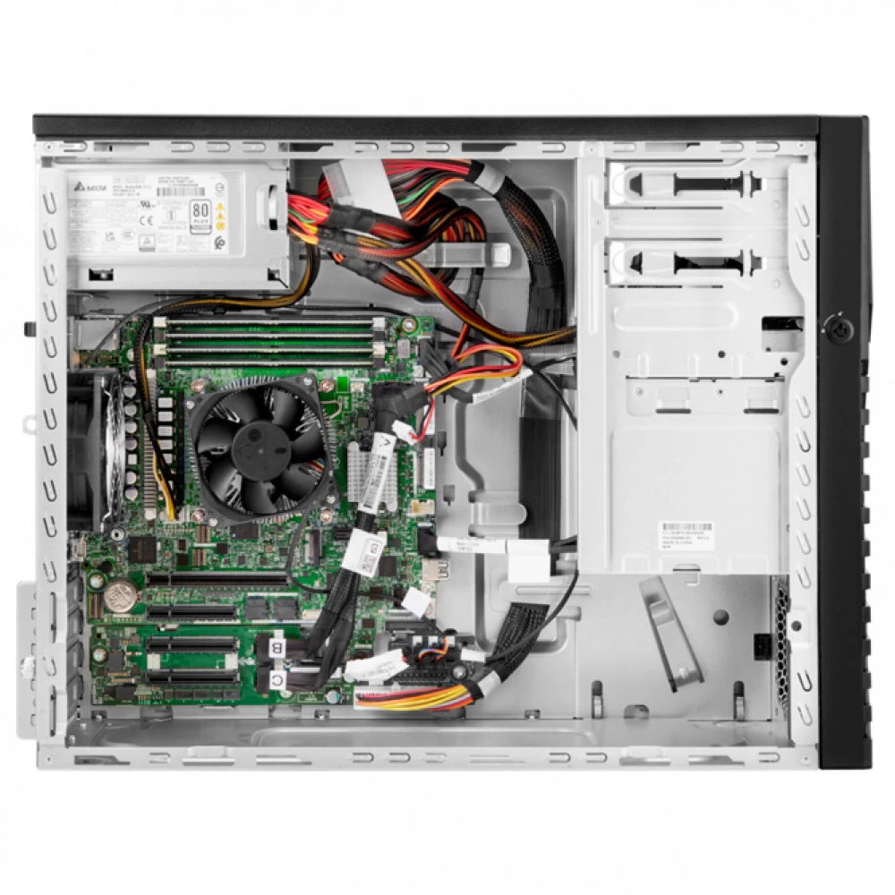 Сервер HPE ML30 Gen11 P65096-421 Tower, Xeon E-2436, 2900 МГц, 6, 18, 1 x 16 ГБ, SFF 2.5" + LFF  3.5"
