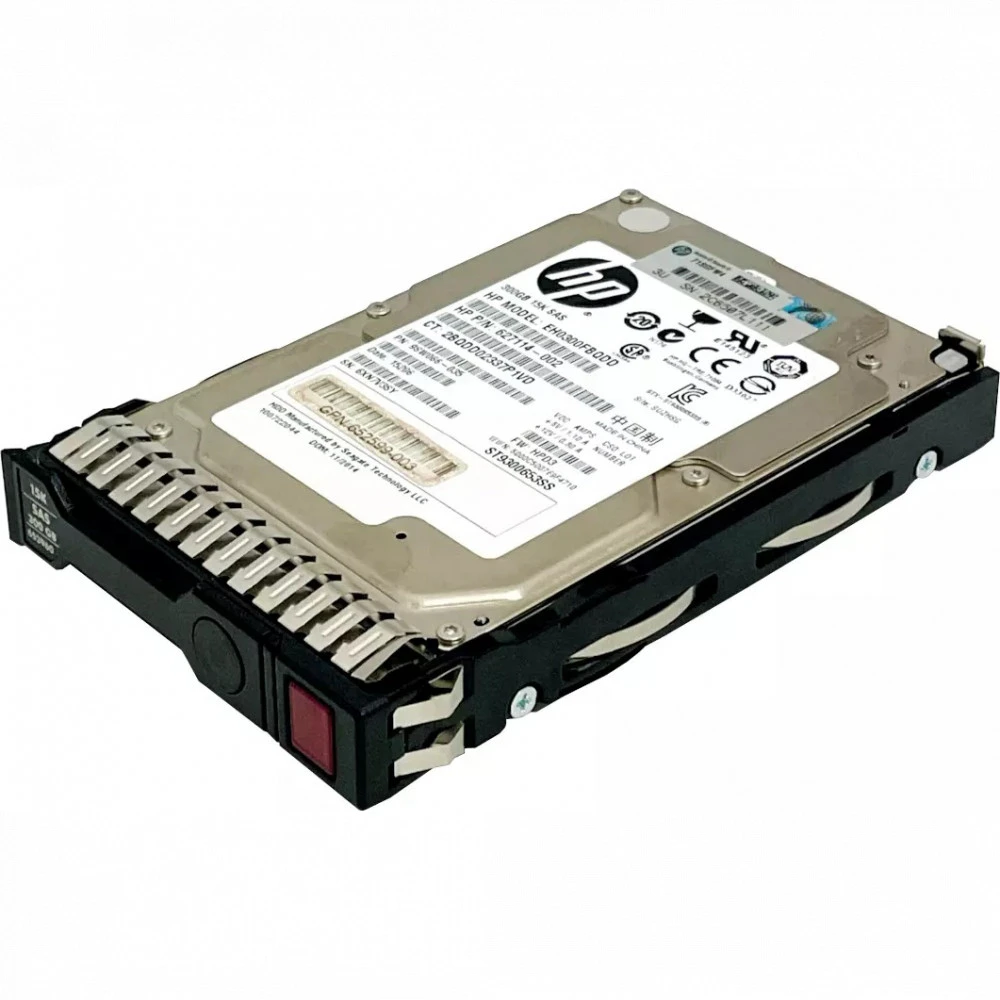 Серверный жесткий диск HPE 300GB 6G SAS 15K rpm SFF (2.5-inch) SC Enterprise 652611-B21 HDD, 2,5 SFF, 300 ГБ, SAS