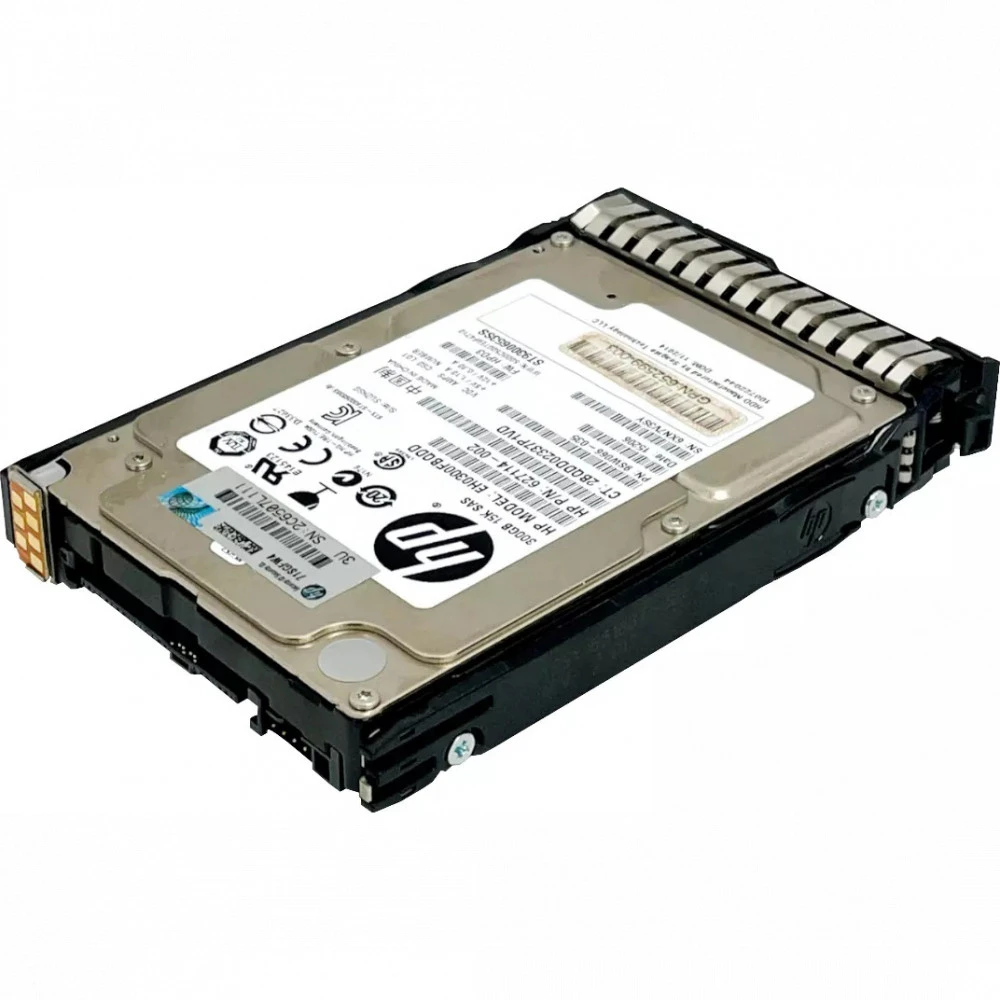 Серверный жесткий диск HPE 300GB 6G SAS 15K rpm SFF (2.5-inch) SC Enterprise 652611-B21 HDD, 2,5 SFF, 300 ГБ, SAS