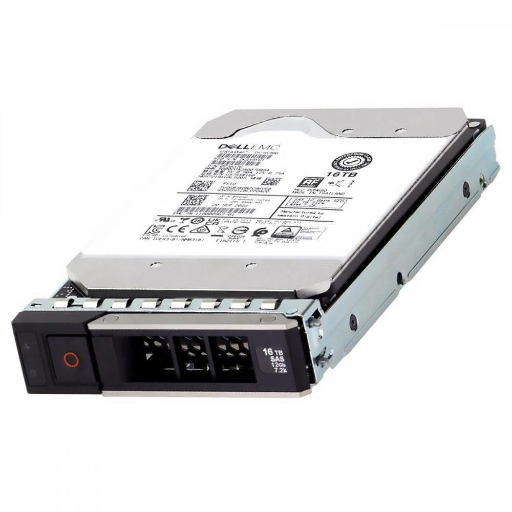 Серверный жесткий диск Dell 16TB SAS ISE 12Gbps 7.2K 512e 3.5" Hot-plug - kit 161-BCQB HDD, 3,5 LFF, 16 ТБ, SAS
