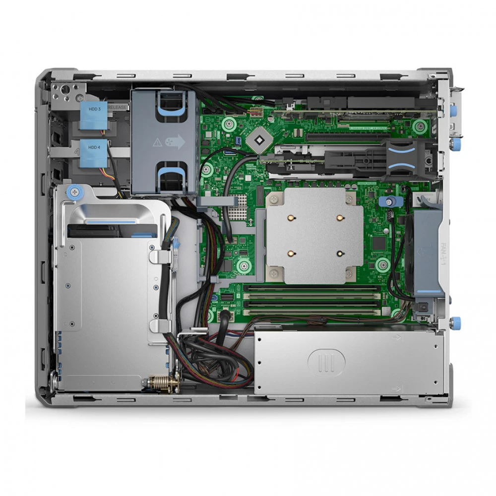 Сервер Dell T160 210-BLHN-EMEA_PET160SPL2 Tower, Xeon E-2414, 2600 МГц, 4, 12, 1 x 16 ГБ, LFF 3.5", 1x 480 ГБ