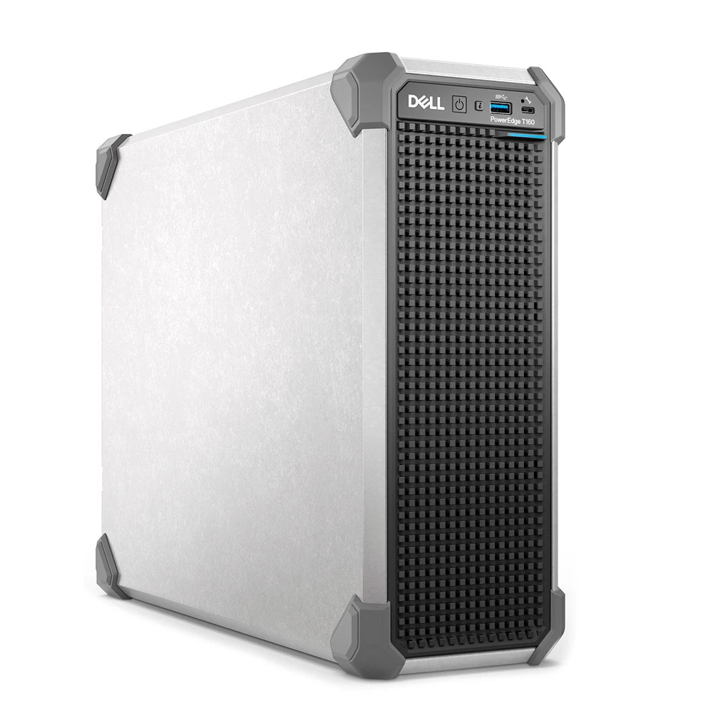 Сервер Dell T160 210-BLHN-EMEA_PET160SPL2 Tower, Xeon E-2414, 2600 МГц, 4, 12, 1 x 16 ГБ, LFF 3.5", 1x 480 ГБ
