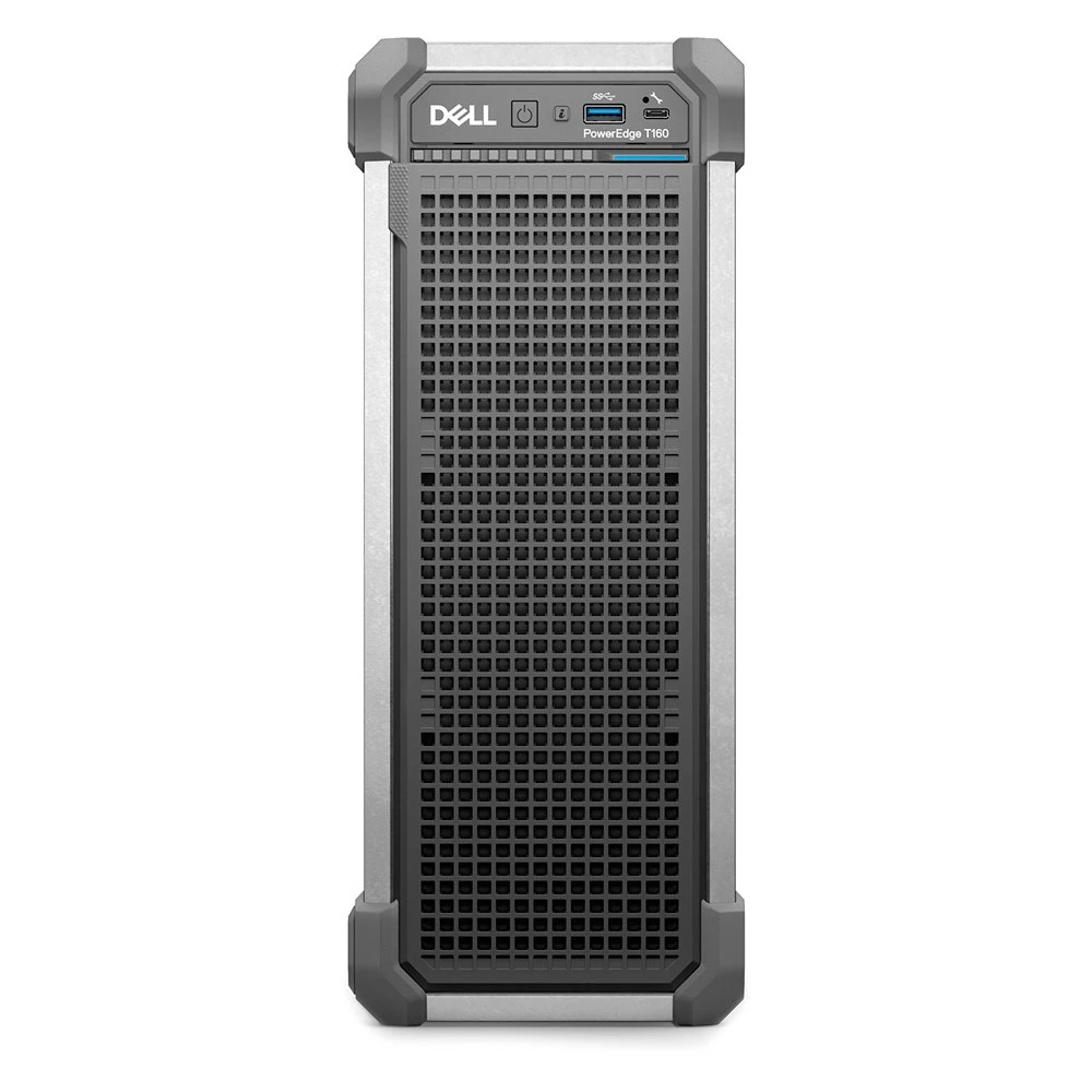Сервер Dell T160 210-BLHN-EMEA_PET160SPL2 Tower, Xeon E-2414, 2600 МГц, 4, 12, 1 x 16 ГБ, LFF 3.5", 1x 480 ГБ
