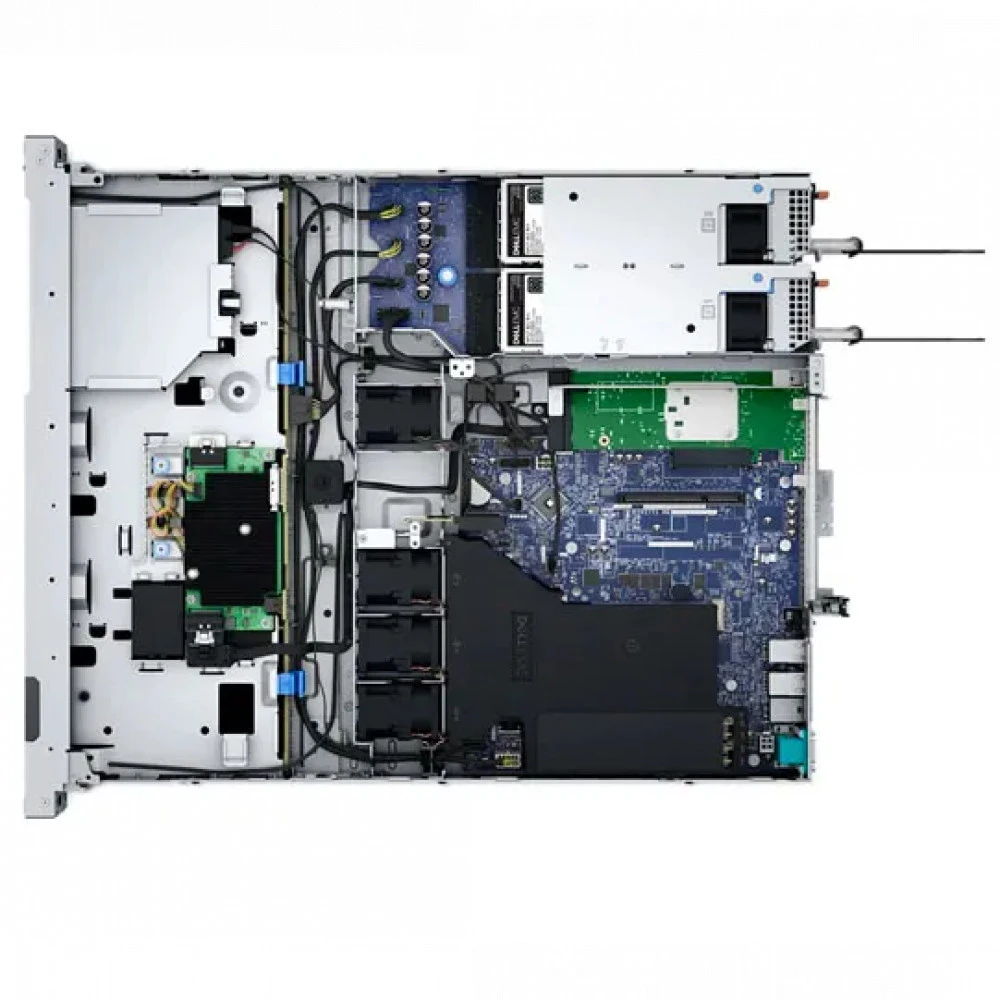 Сервер Dell PowerEdge R350 Server DE210-BBRU. (273919712) 1U Rack, Xeon E-2324G, 3100 МГц, 4, 8, 1 x 16 ГБ, SFF 2.5", 1x 480 ГБ