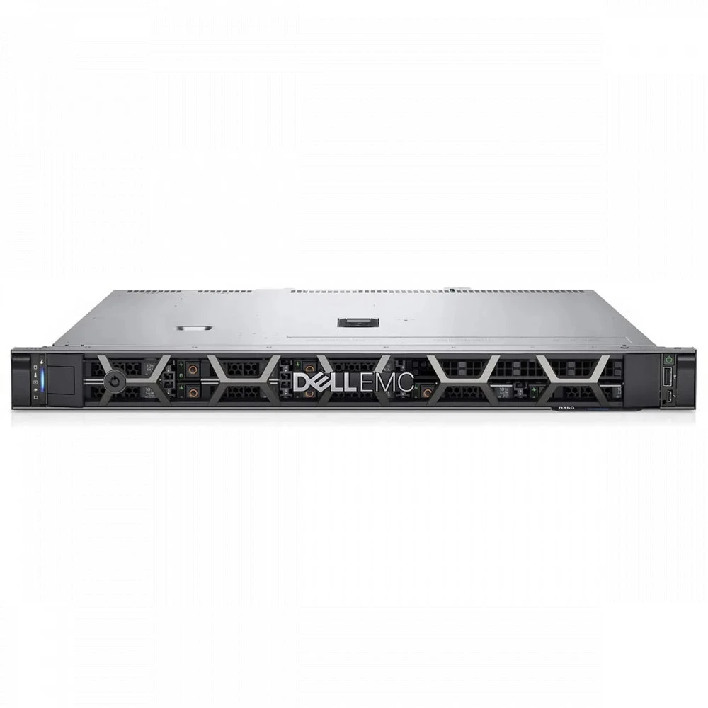 Сервер Dell PowerEdge R350 Server DE210-BBRU. (273919712) 1U Rack, Xeon E-2324G, 3100 МГц, 4, 8, 1 x 16 ГБ, SFF 2.5", 1x 480 ГБ