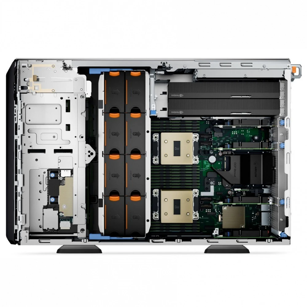 Сервер Dell T560 210-BGRL_EMEA_PET560SPL2 Tower, Xeon Silver 4410Y, 2000 МГц, 12, 30, 1 x 16 ГБ, LFF 3.5", 1x 4 ТБ