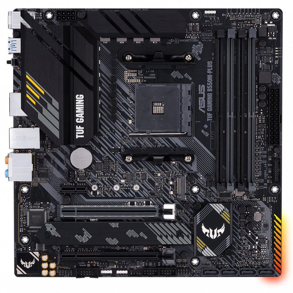 Материнская плата Asus AMING B550M-PLUS DDR4 TUF GAMING B550M-PLUS DDR4 Mini-ATX, AMD AM4