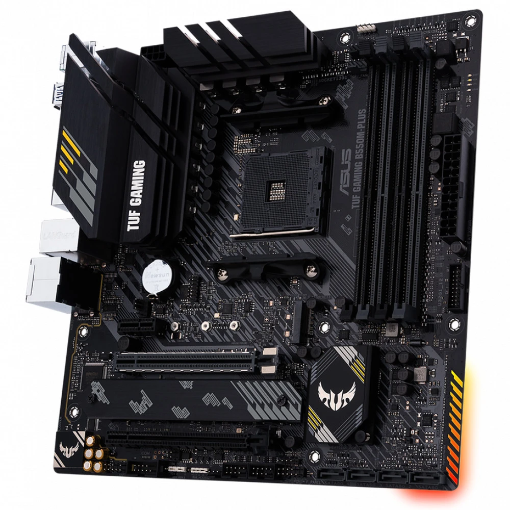 Материнская плата Asus AMING B550M-PLUS DDR4 TUF GAMING B550M-PLUS DDR4 Mini-ATX, AMD AM4