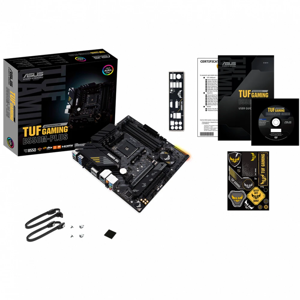 Материнская плата Asus AMING B550M-PLUS DDR4 TUF GAMING B550M-PLUS DDR4 Mini-ATX, AMD AM4