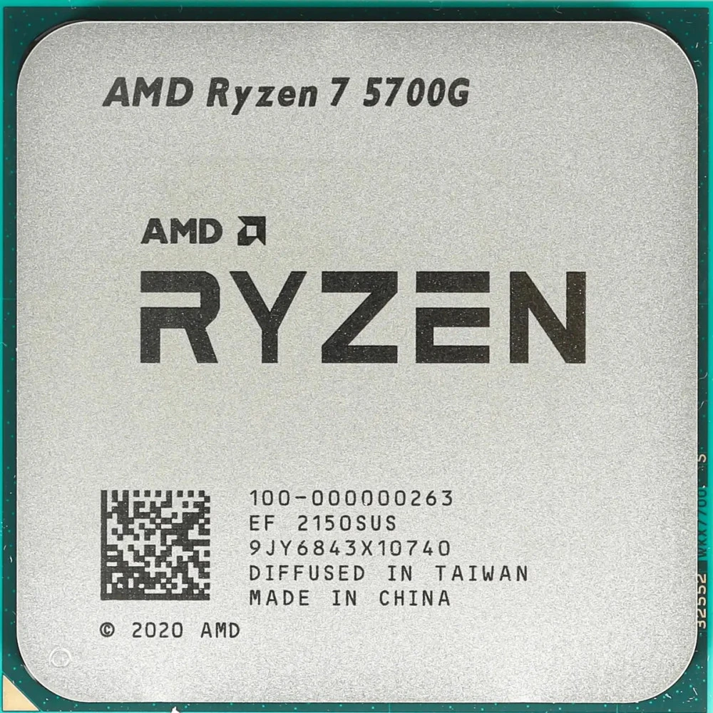 Процессор AMD Ryzen 7 5700G Ryzen 7 5700G OEM 3.8 ГГц, 16 МБ, OEM