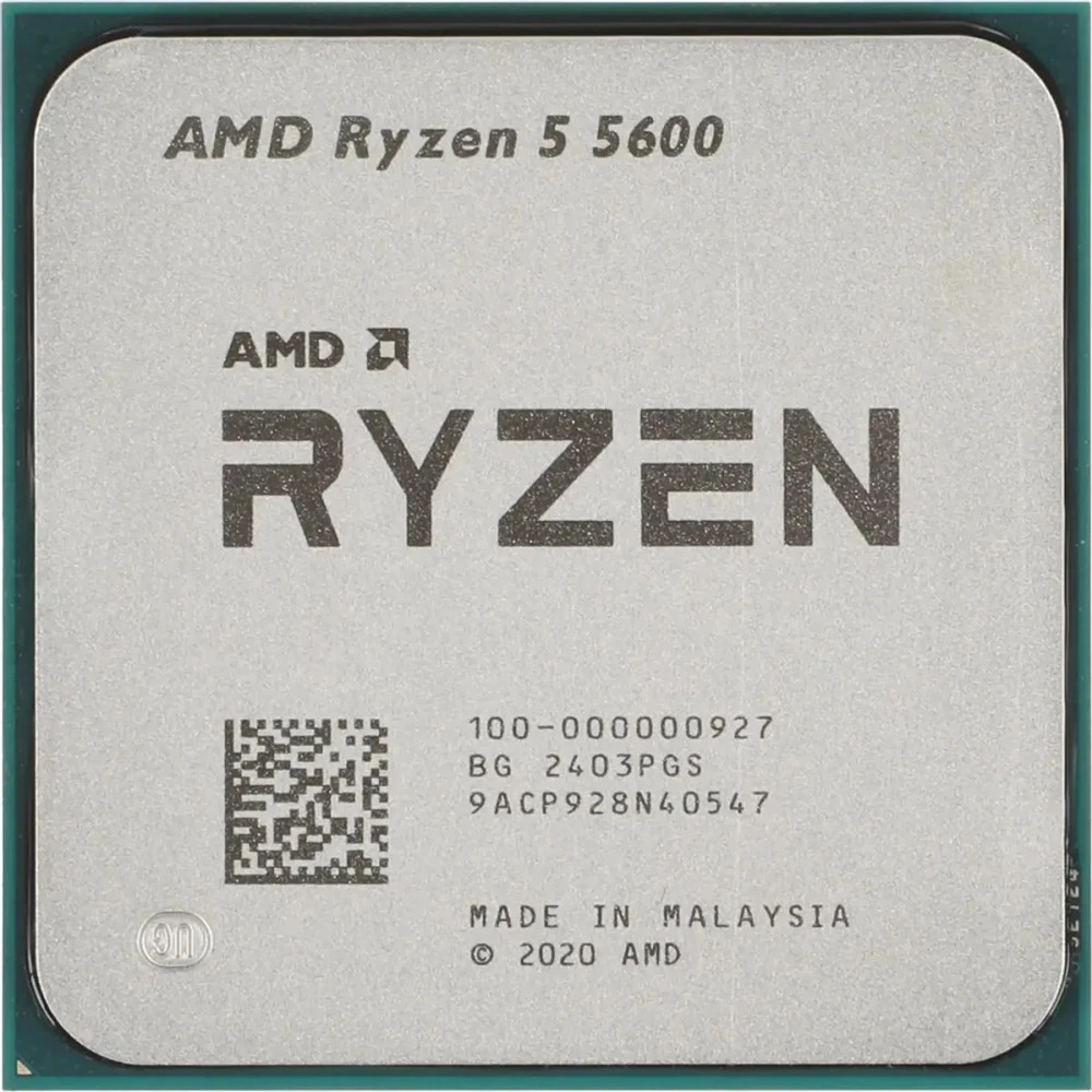 Процессор AMD Ryzen 5 5600 Ryzen 5 5600 OEM 3.5 ГГц, 32 МБ, OEM