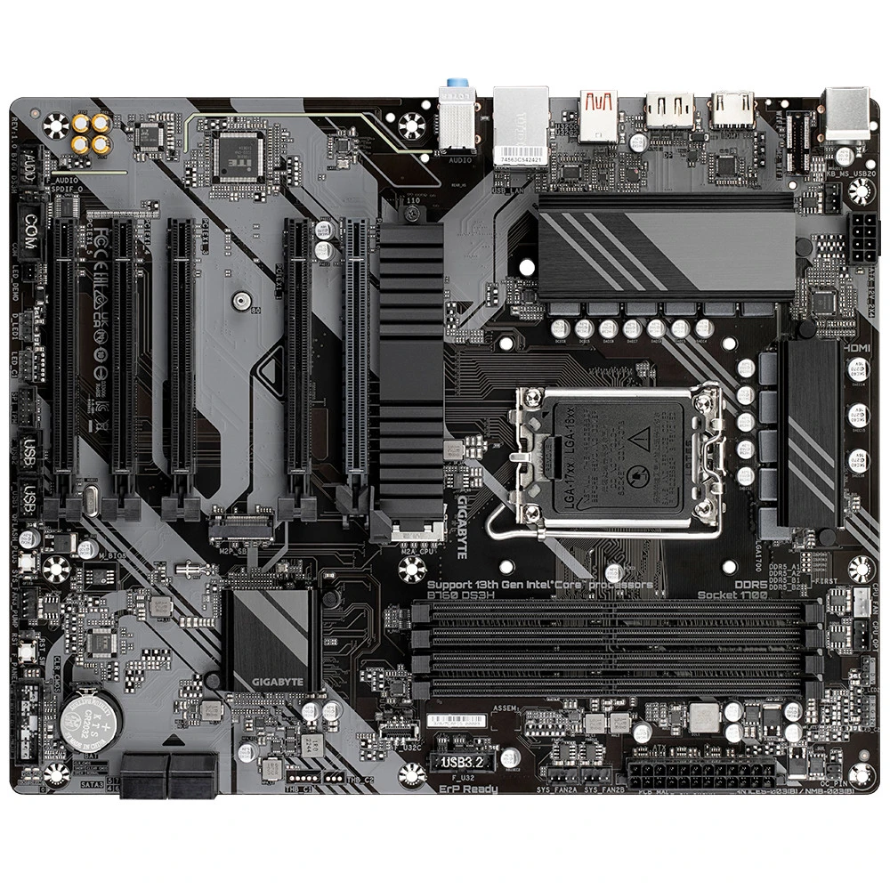 Материнская плата Gigabyte B760 DS3H DDR5 ATX, LGA 1700