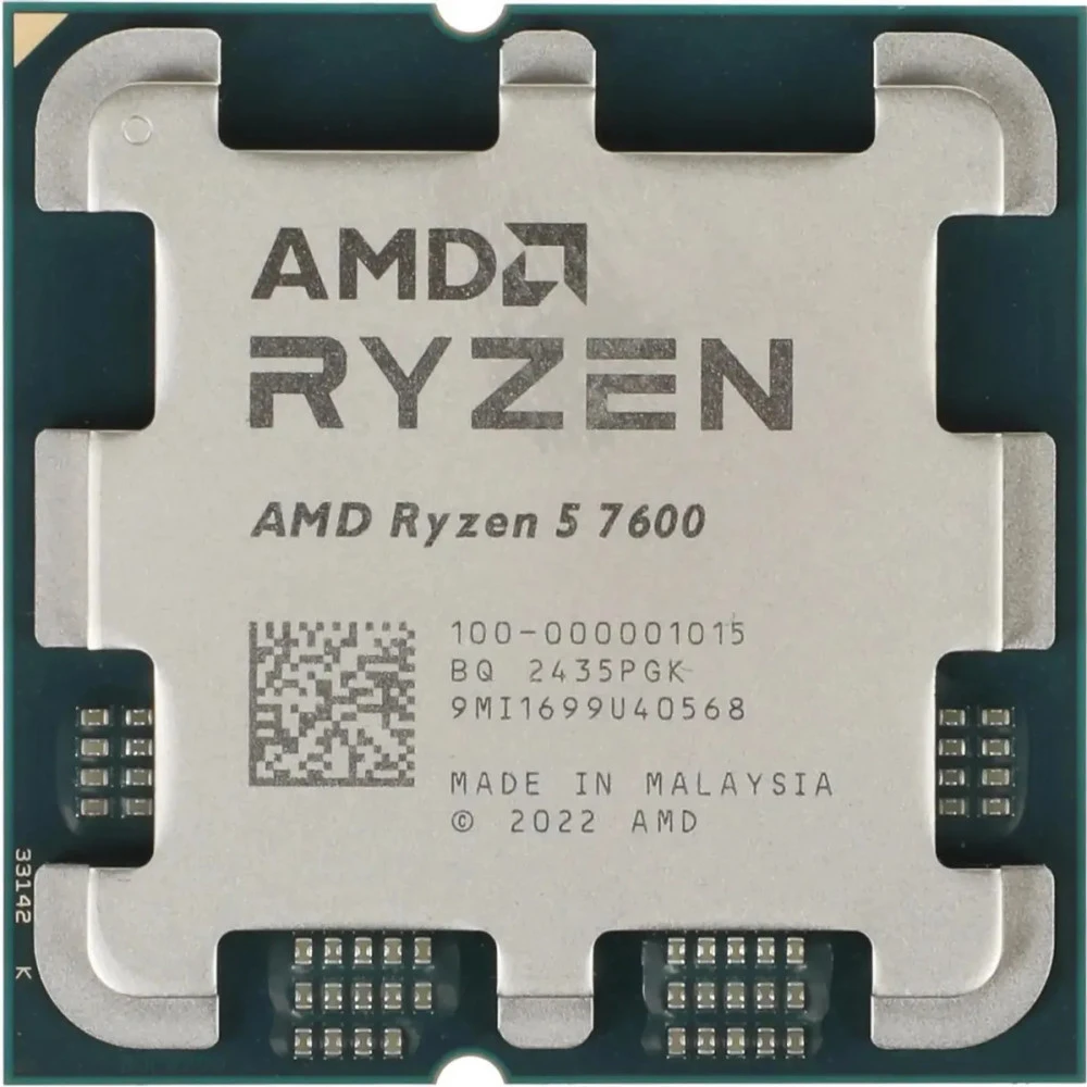 Процессор AMD Ryzen 5 7600 OEM 3.8 ГГц, 32 МБ, OEM