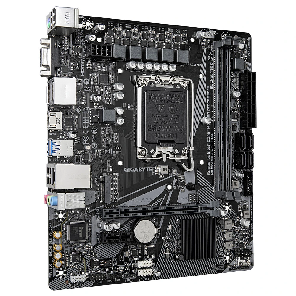 Материнская плата Gigabyte H610M S2H V3 DDR4 rev. 1.0 Micro-ATX, LGA 1700