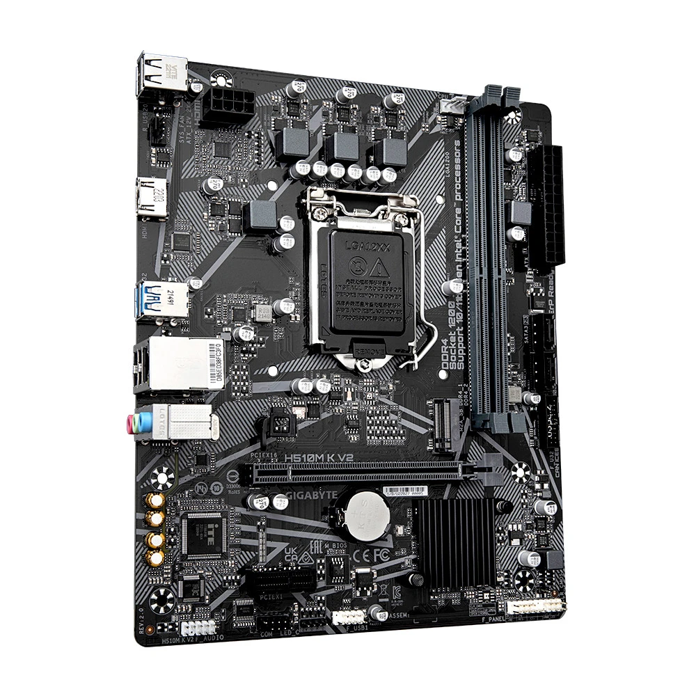 Материнская плата Gigabyte H510M K V2 DDR4 rev. 2.0 Micro-ATX, LGA 1200