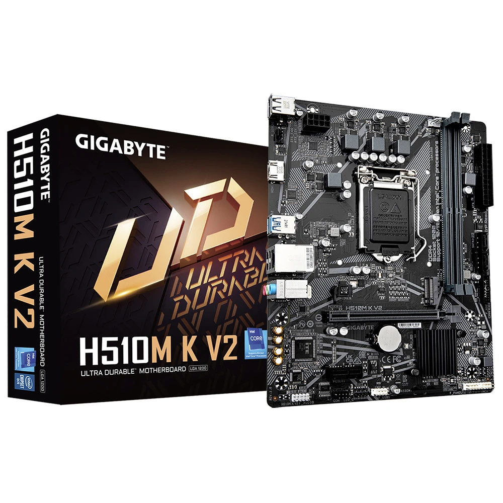 Материнская плата Gigabyte H510M K V2 DDR4 rev. 2.0 Micro-ATX, LGA 1200