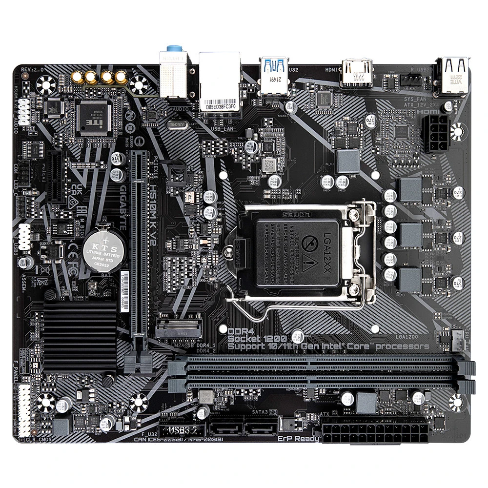 Материнская плата Gigabyte H510M K V2 DDR4 rev. 2.0 Micro-ATX, LGA 1200