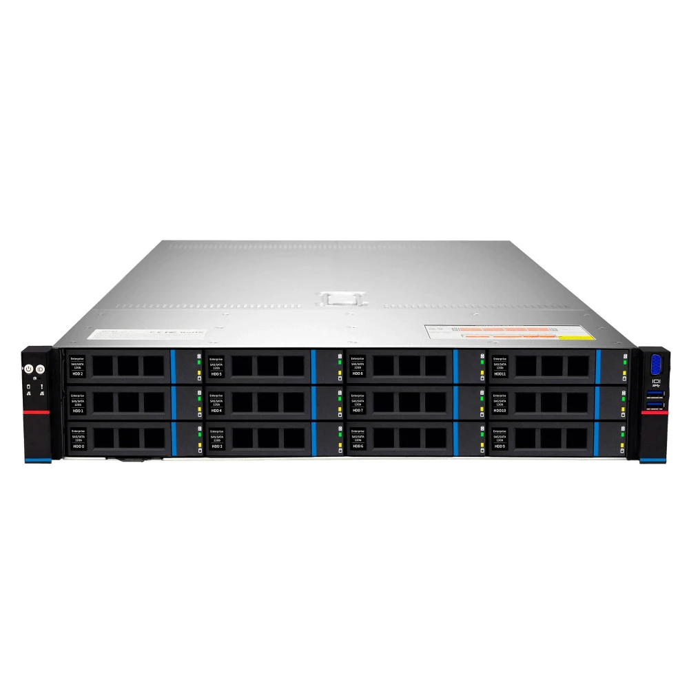 Сервер iRU Rock G2212AG4 2089958 2U Rack, EPYC 9554, 3100 МГц, 64, 256, 8 x 64 ГБ, SFF 2.5" + LFF 3.5"