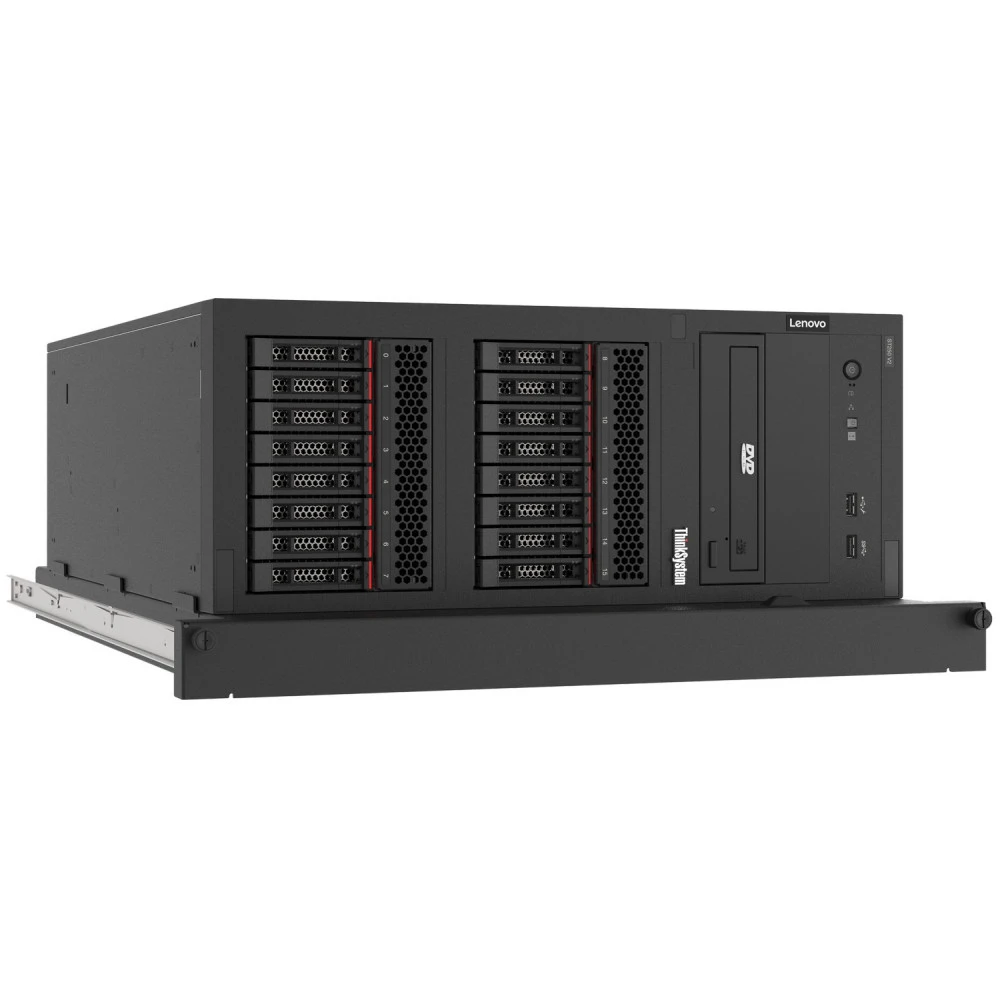 Сервер Lenovo ThinkSystem ST250 V3 7DCEA02VEA Tower, Xeon E-2468, 2600 МГц, 8, 24, 1 x 32 ГБ, SFF 2.5"