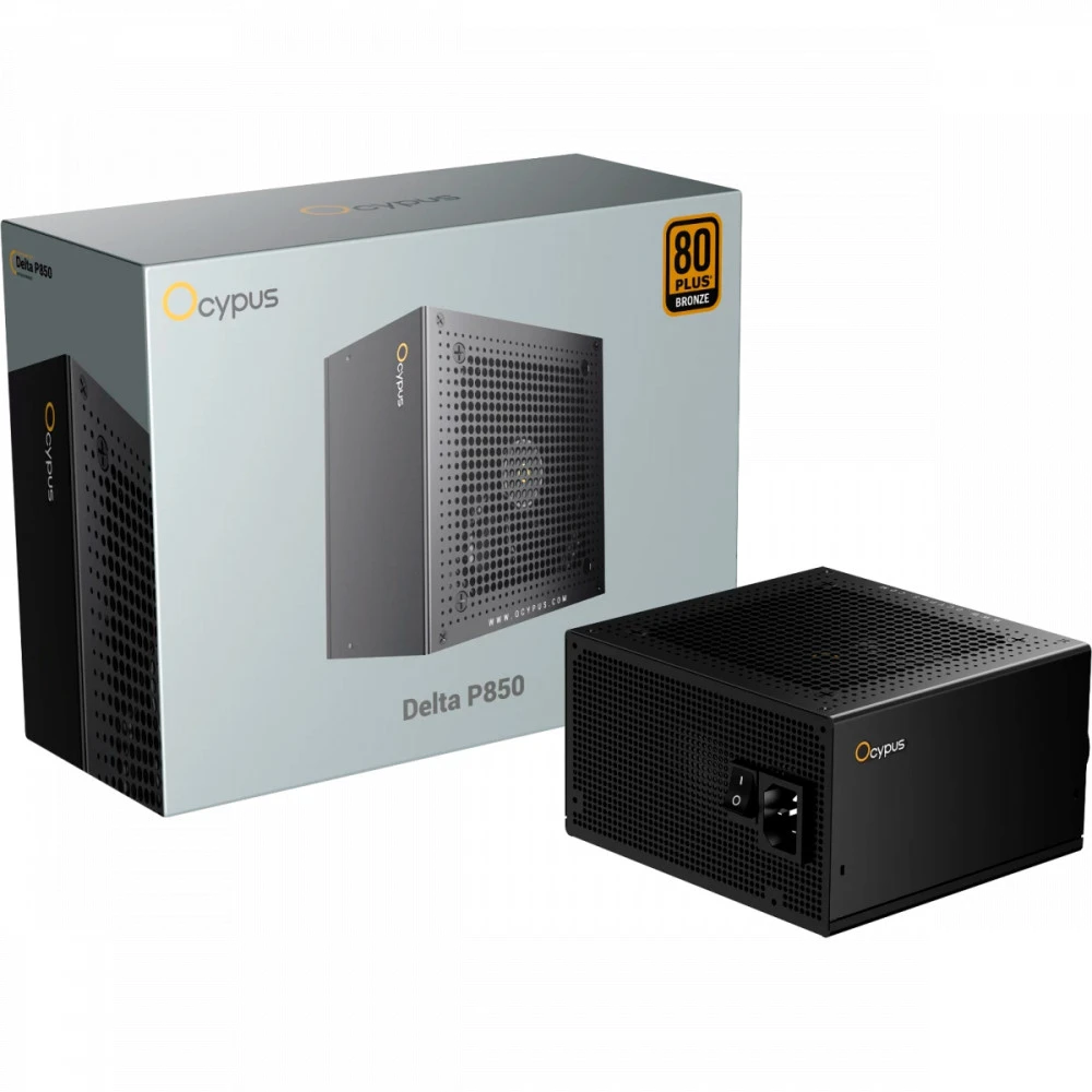 Блок питания Ocypus Delta P850 850W Black Delta-P850-B1FDBK024X-EU 850 Вт