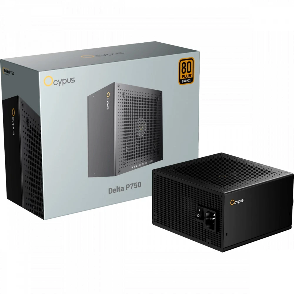 Блок питания Ocypus Delta P750 750W Black Delta-P750-B1FDBK024X-EU 750 Вт
