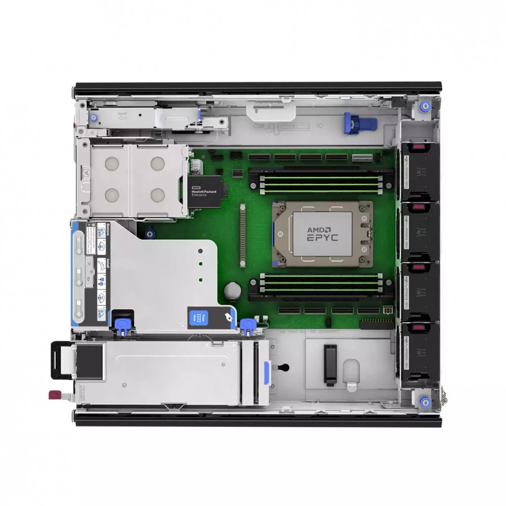 Сервер HPE DL145 Gen11 P79815-425 2U Rack, EPYC 8124P, 2450 МГц, 16, 64, 2 x 32 ГБ, SFF 2.5", 2x 480 ГБ